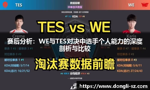 赛后分析：WE与TES对决中选手个人能力的深度剖析与比较